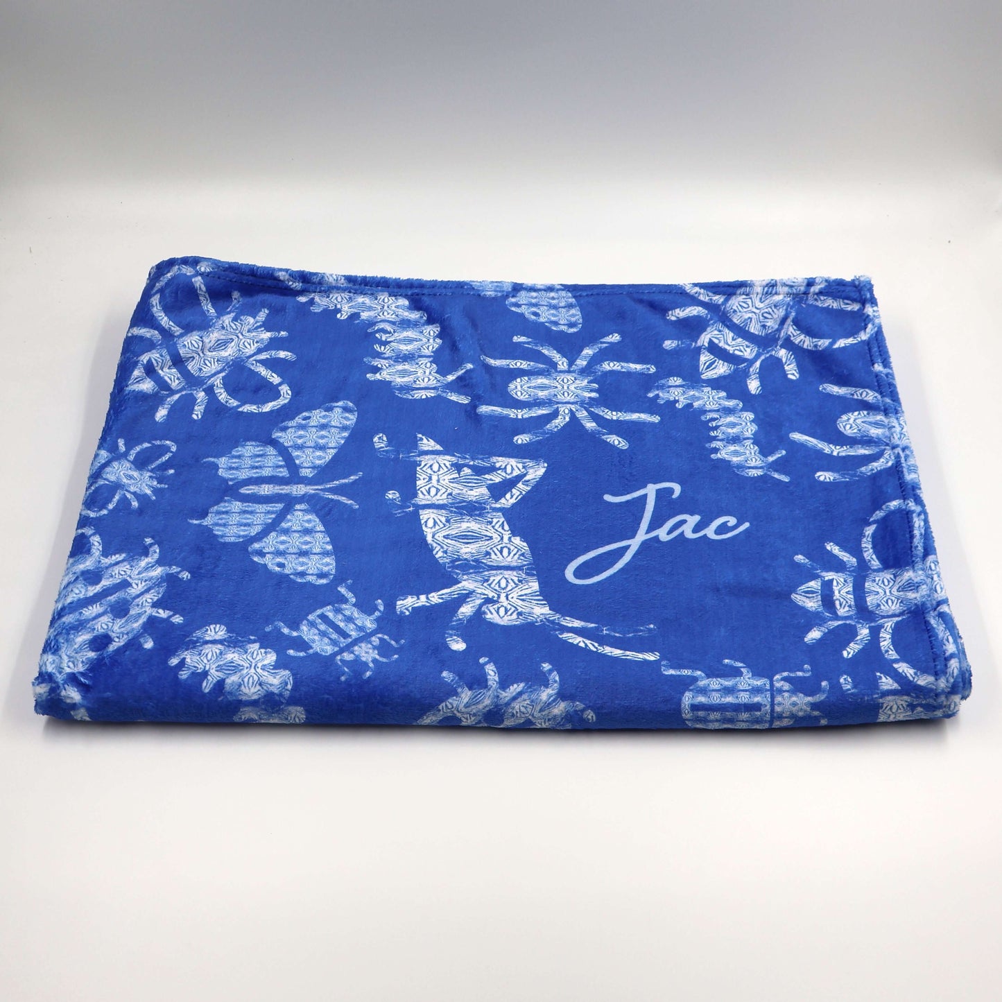 Blue Bugsy Super Soft Fleece Blanket