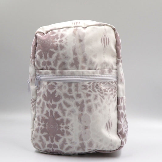 Letheba Small Backpack –  Giraffe Pattern in Pale Mauve Brown