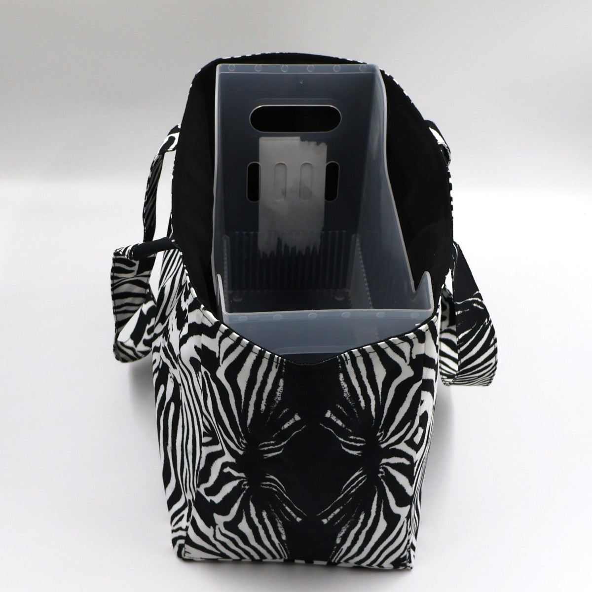 Tshikwana Medium Teacher/Craft Bag – Zebra-Inspired Polyester Canvas