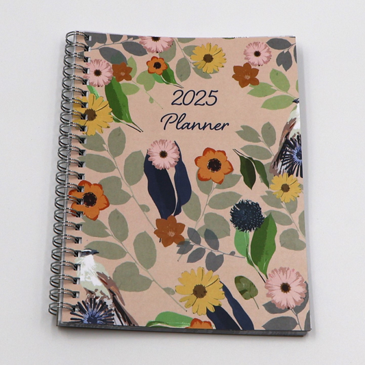 Daily Planner Journal Ellie Bosch Peach Daisy