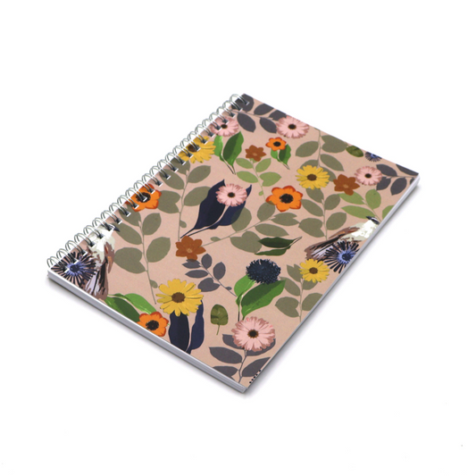 Peach Daisy A5 Journal