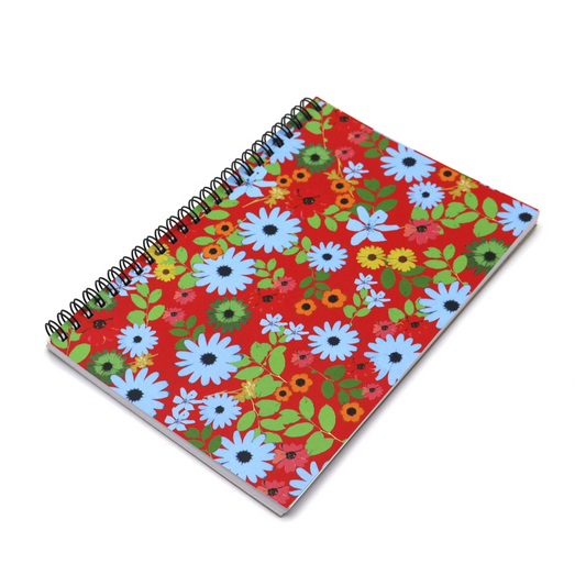 Red Daisy A5 Journal