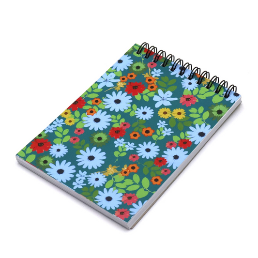 Blue Daisy A6 Notebook