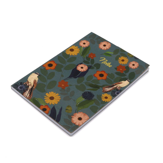 Dark Green Daisy A5 Journal