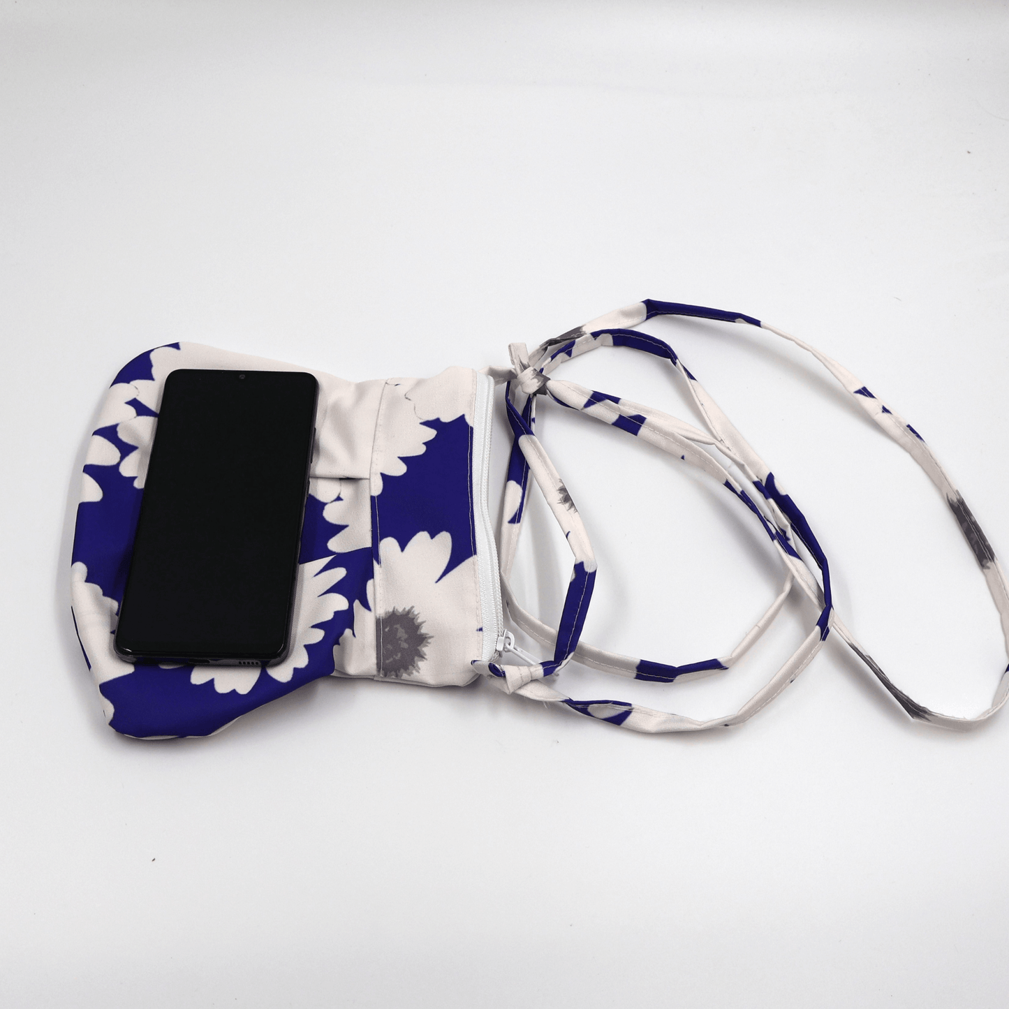 Girl's Crossbody Bag Ellie B Blue Daisy Doll