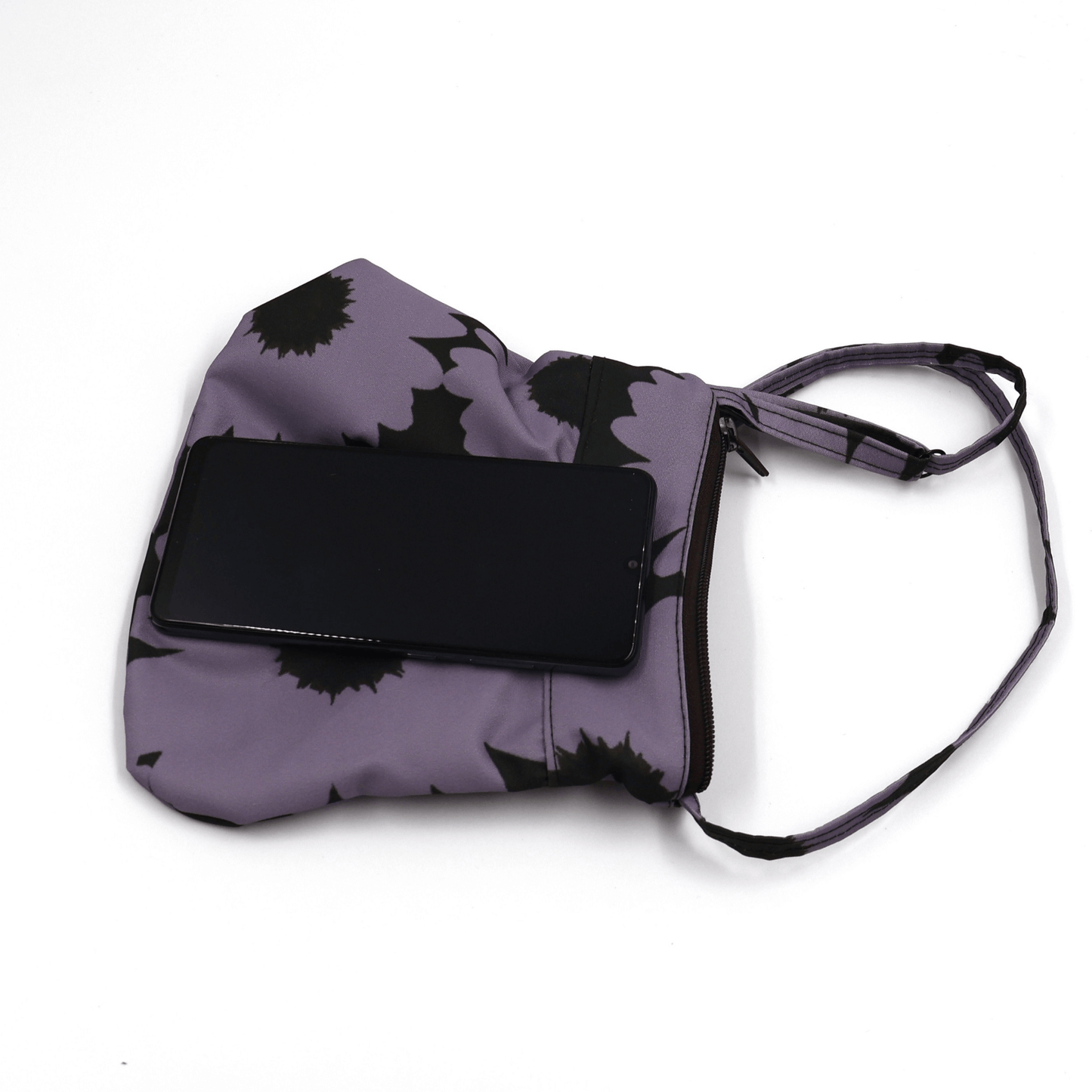 Girl's Crossbody Bag Ellie B Purple Daisy Doll