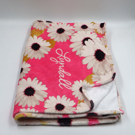 Pink Magriki Super Soft Fleece Blanket