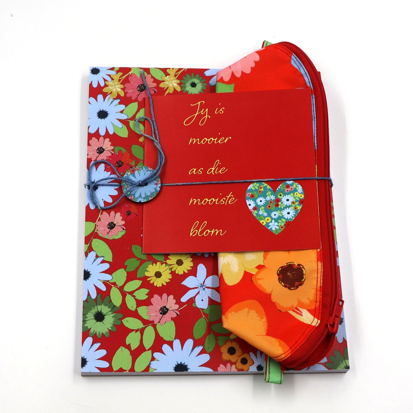 Creative Artist Gift Box with A4 Sketchpad and Pencil Case | Ellie B Red Daisy