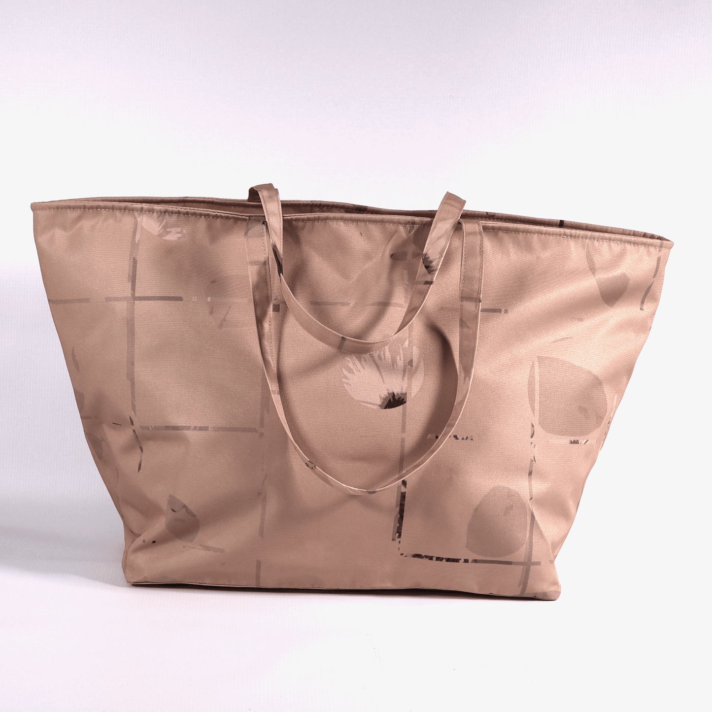 Shop this large canvas carryall tote bag for ladies in rusty orange & brown. Handmade in South Africa. Secure zipper, machine washable. Free shipping over R500!