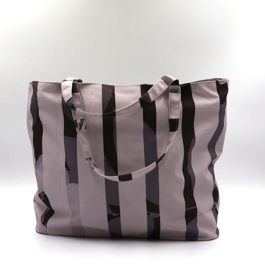 Mauve Sky Zipped Shopper Tote Bag