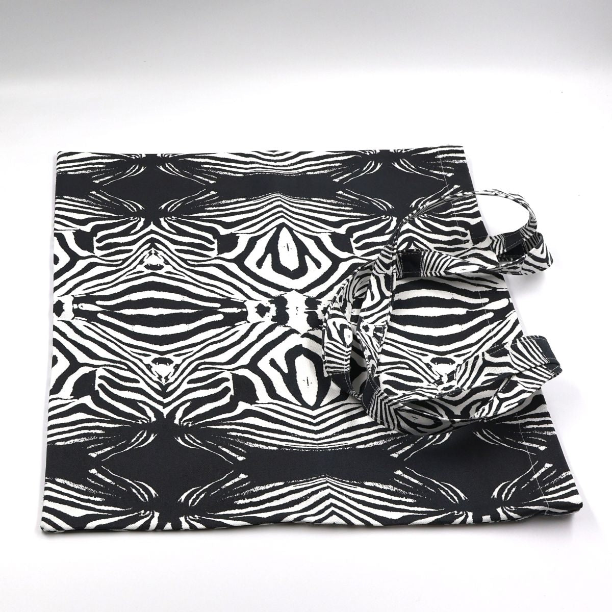 Tshikwana Zebra Cotton Canvas Tote