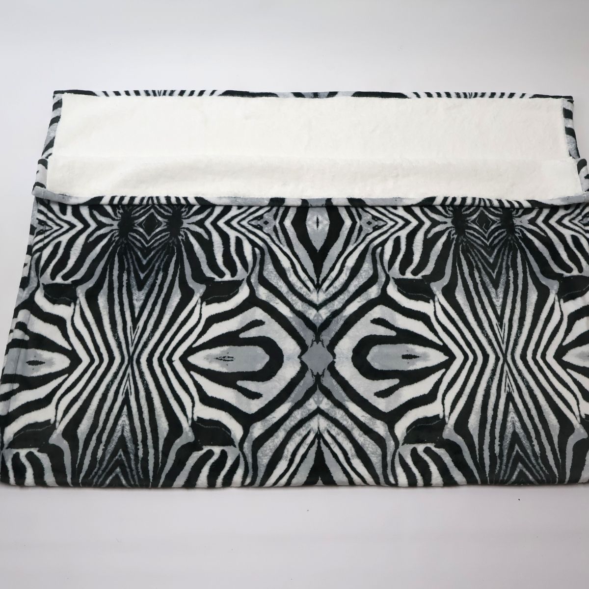 Tshikwana Zebra Double Layer Fleece Blanket | SA Design