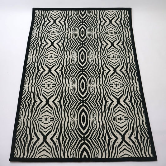 Tshikwana Luxury Woven Non‑Slip Zebra Mat | SA Made