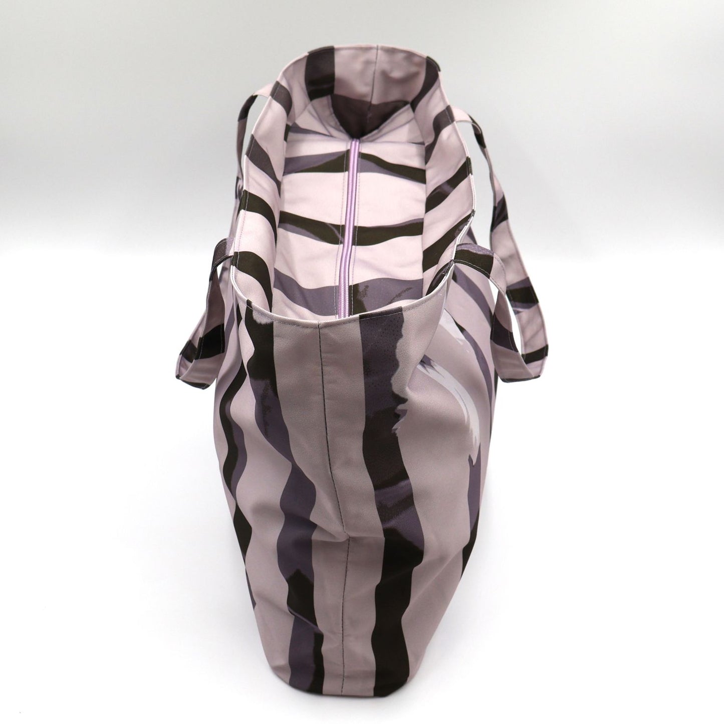 Mauve Sky Zipped Shopper Tote Bag